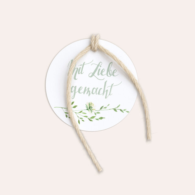 Geschenkanhänger - Grüne Pracht