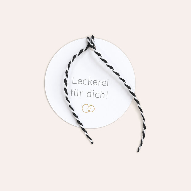 Geschenkanhänger - Zarte Blicke