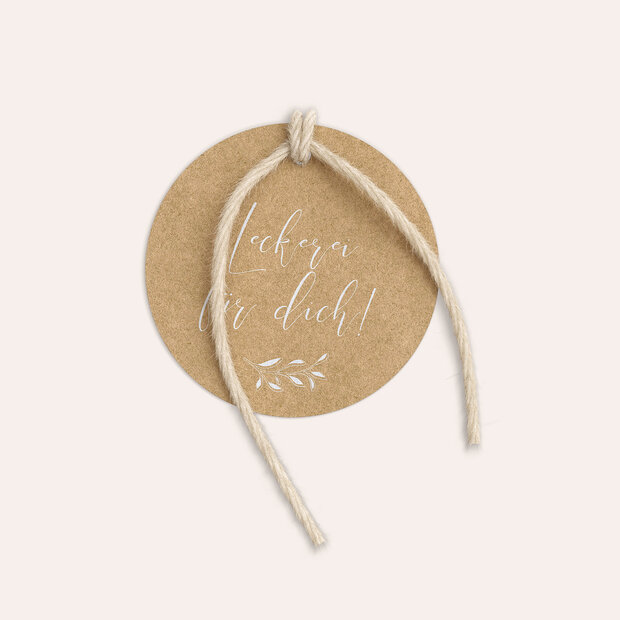 Geschenkanhänger - Hochzeitsmonogramm