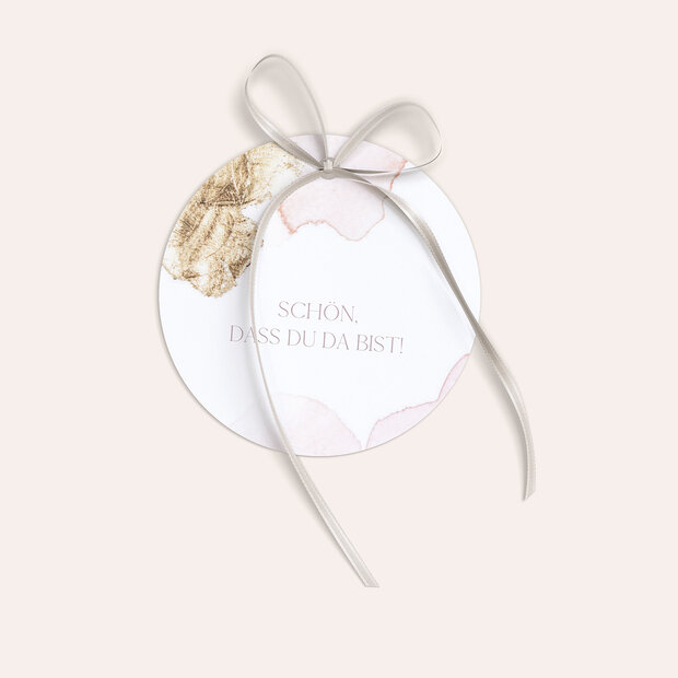 Geschenkanhänger - Goldreich