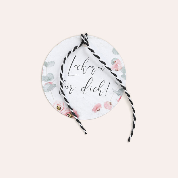 Geschenkanhänger - Pastellblüten