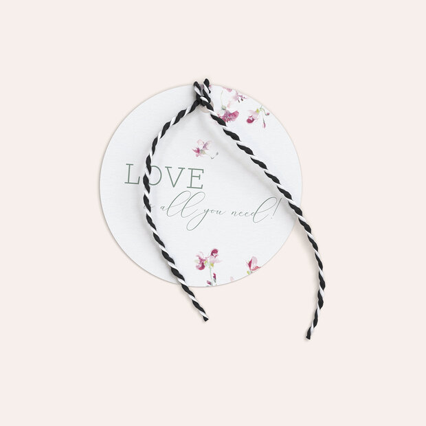 Geschenkanhänger - Flower passion