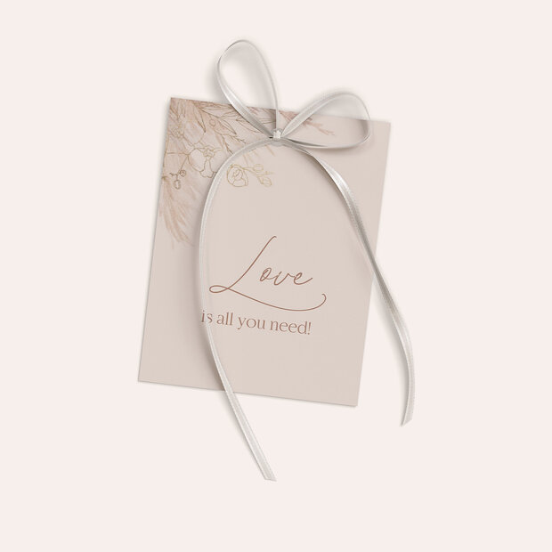 Geschenkanhänger - Toffee Boho