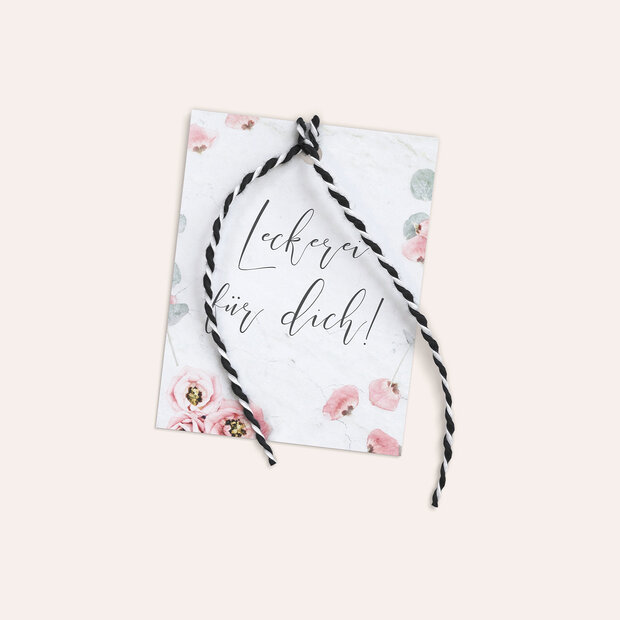 Geschenkanhänger - Pastellblüten