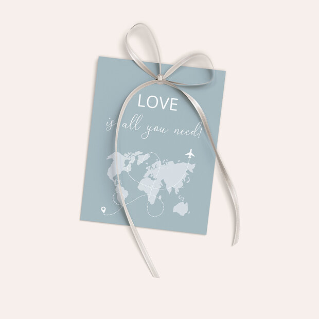 Geschenkanhänger - Destination Wedding