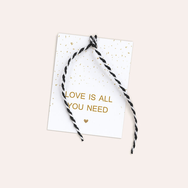 Geschenkanhänger - Goldsturm