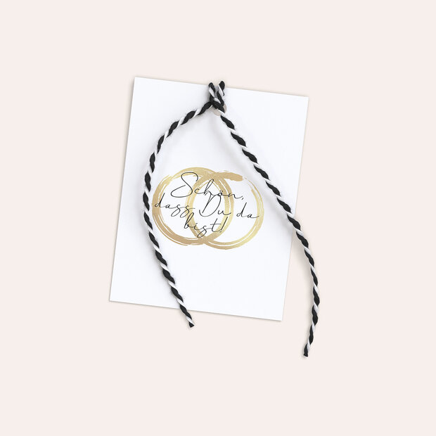 Geschenkanhänger - Noblesse