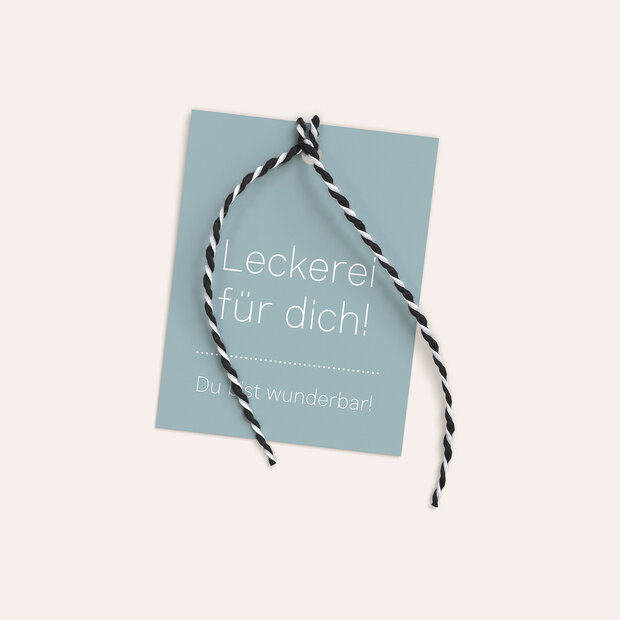 Geschenkanhänger - Große Nummer