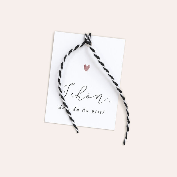 Geschenkanhänger - Für immer wir