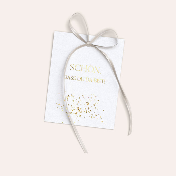 Geschenkanhänger - Flitterregen