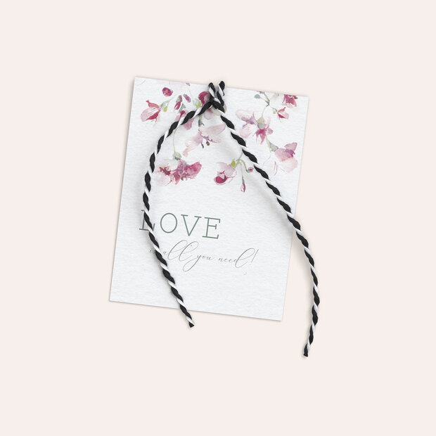 Geschenkanhänger - Flower passion