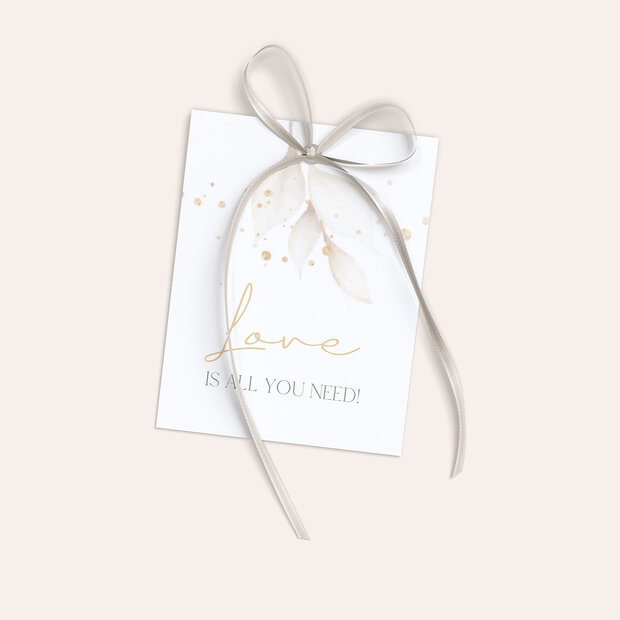 Geschenkanhänger - Romantisches Versprechen