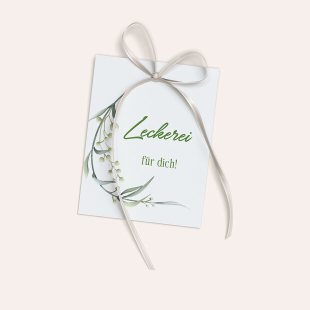 Geschenkanhänger - Leichtes Blütenspiel