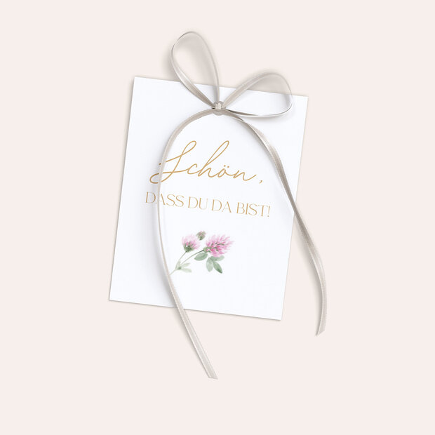 Geschenkanhänger - Blütenversprechen