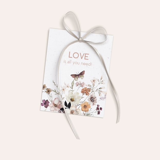 Geschenkanhänger - Zärtliche Verbindung