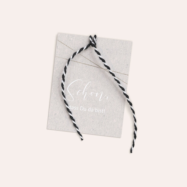 Geschenkanhänger - Elegant gerankt