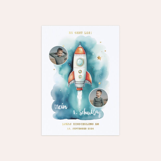 Einladungen zur Einschulung - Sternenmut