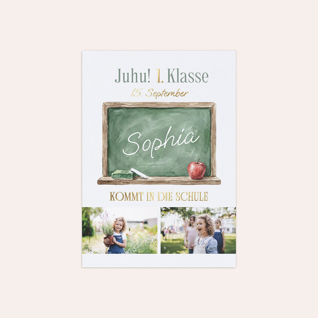 Einladungen zur Einschulung - Kreidezauber