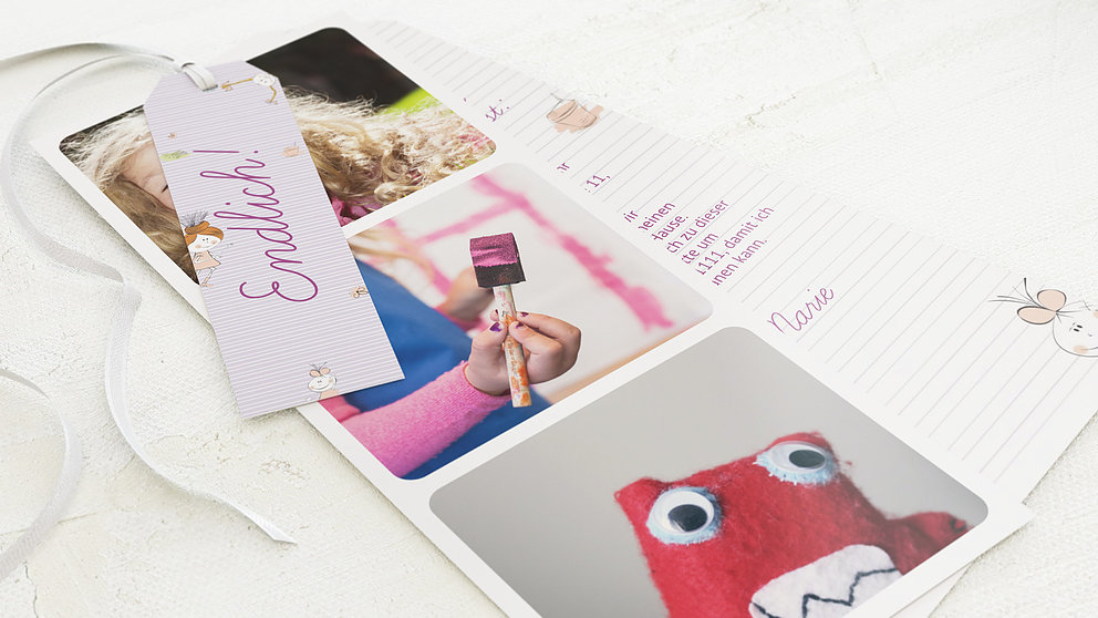 Einladungen Zur Einschulung Freche Madchen Detail