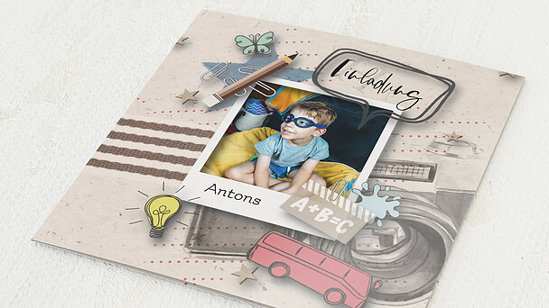 Einladungskarten Zur Einschulung Online Gestalten Und Drucken