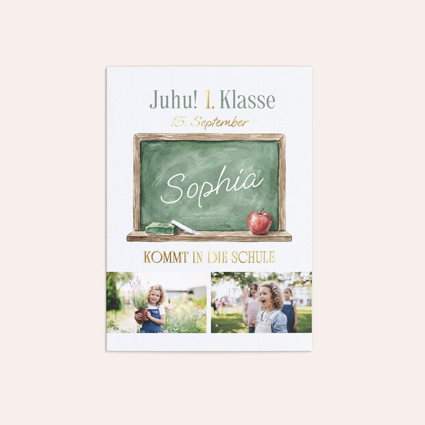 Einladungen zur Einschulung - Kreidezauber