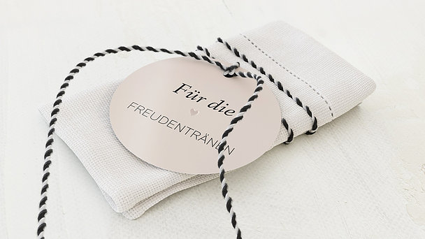 Freudentranen Anhanger Und Banderolen Fur Taschentucher Zur Hochzeit Aber Auch Fur Andere Anlasse