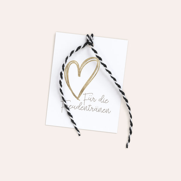 Freudentränen Anhänger - Herz über Kopf