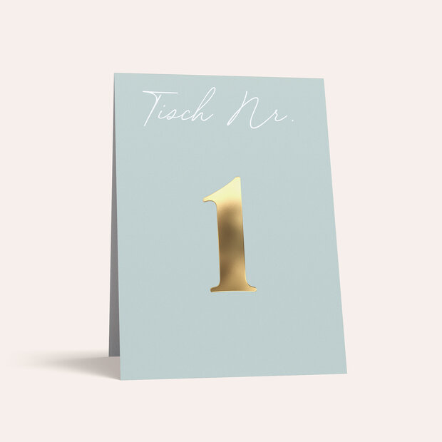 Tischnummern - Ewigkeit