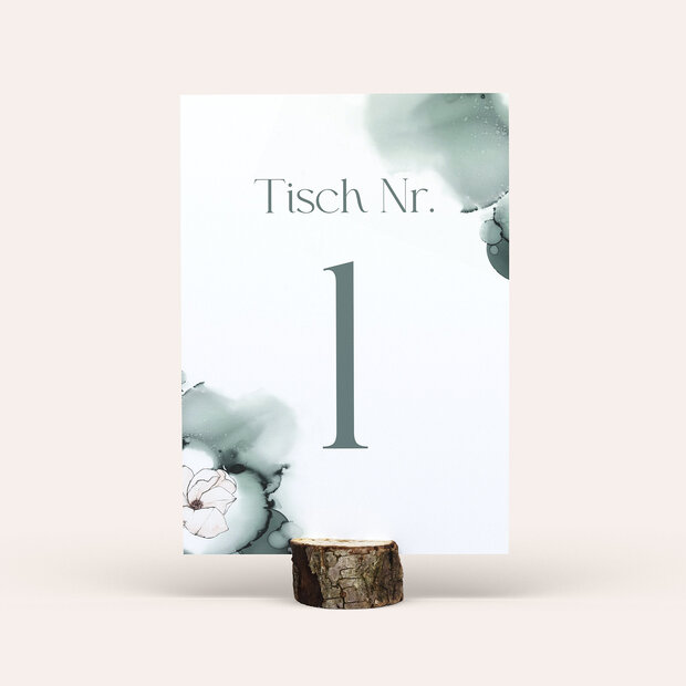 Tischnummern - Stilvolle Eleganz