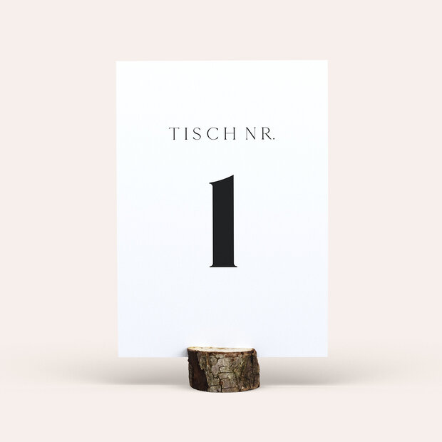 Tischnummern - Diem