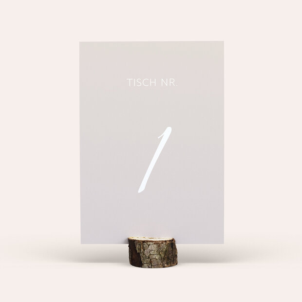 Tischnummern - Traumkulisse