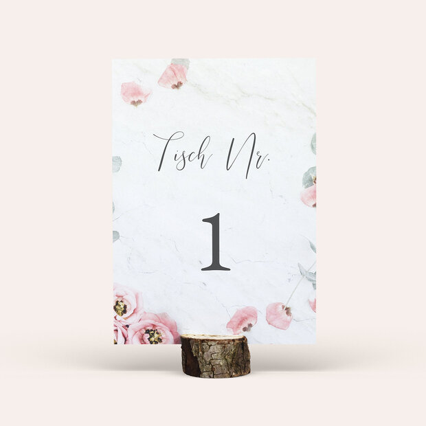 Hochzeit Tischnummern Karten Set 1-25 + Kopfkarte | Eukalyptus Geometrisch Design | 10x15 Cm Doppelseitig