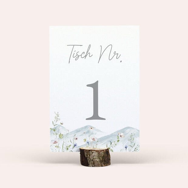 Tischnummern - Traumhafte Aussichten