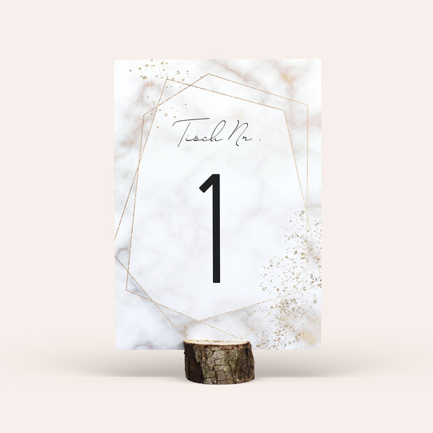 Tischnummern - Shining elegance