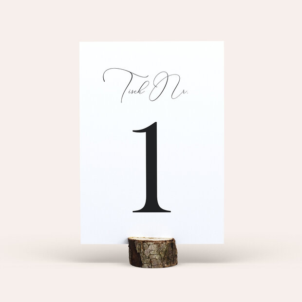 Tischnummern - Zauberzeit