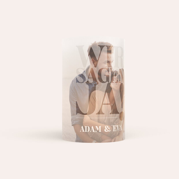 Windlicht als Tischdeko - Das große Wort