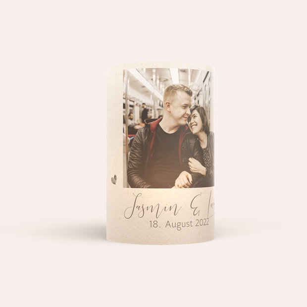 Photophore comme décoration de table - Love reasons