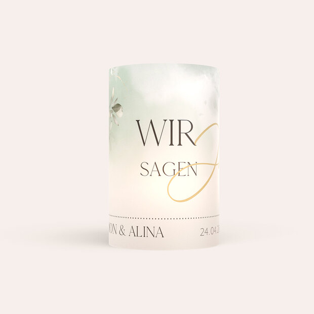 Windlicht als Tischdeko - Anmutige Eleganz