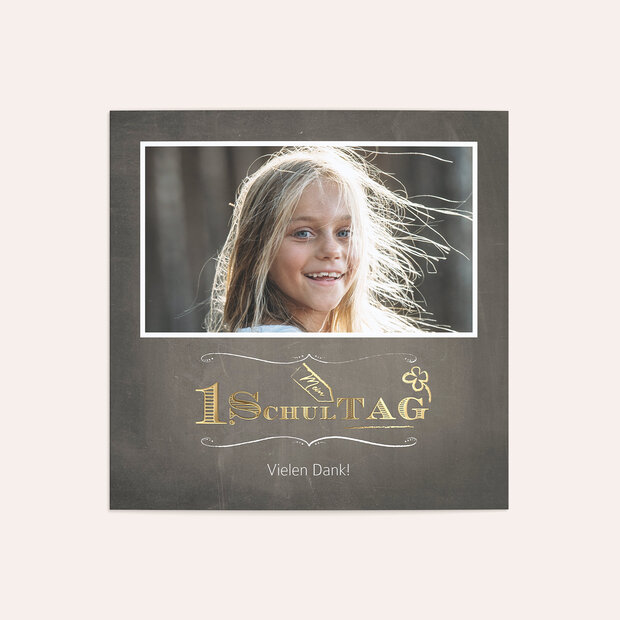 Danksagung Einschulung - Tafelzierde