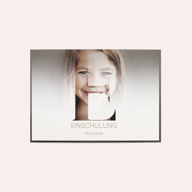 Danksagung Einschulung - Mondän Einschulung