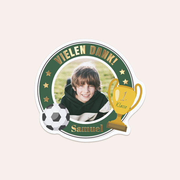 Danksagung Einschulung - Anpfiff für Champions
