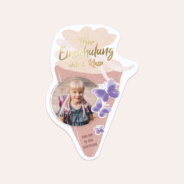 Danksagung Einschulung - Schmetterlingstanz