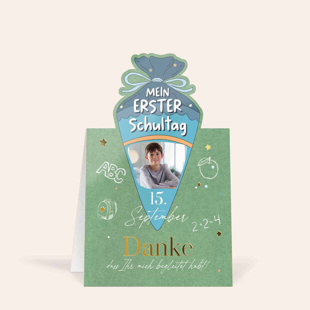 Danksagung Einschulung - Superschicke Zuckertüte