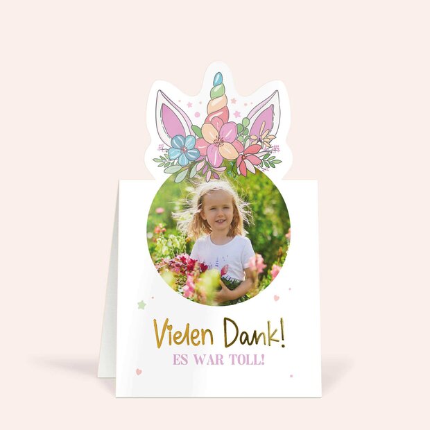 Danksagung Einschulung - Zauberhafter Schulstart