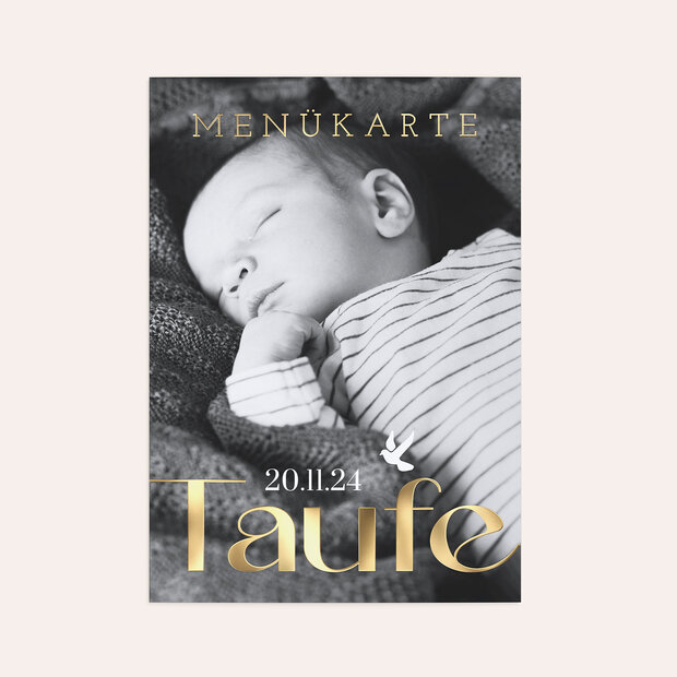 Menükarten Taufe - Little Big