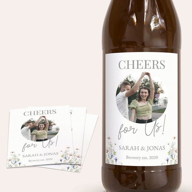 Bieretiketten Hochzeit - Traumhafte Aussichten