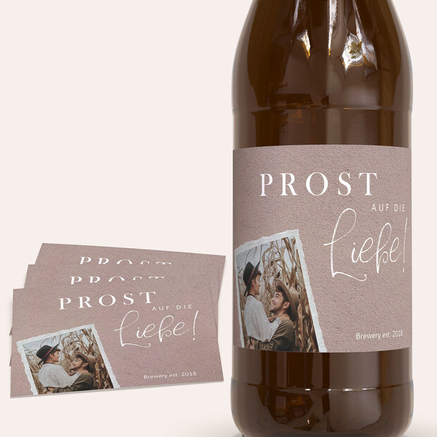 Bieretiketten Hochzeit - Marocco