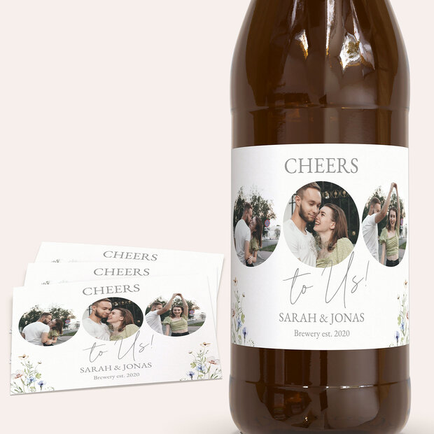 Bieretiketten Hochzeit - Traumhafte Aussichten