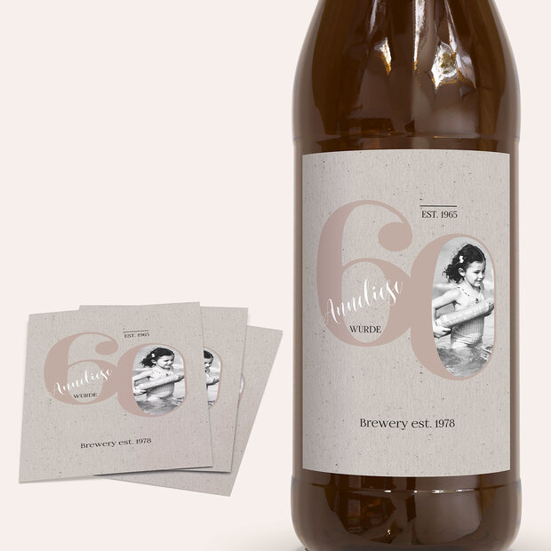 Bieretiketten Geburtstag - My time 60