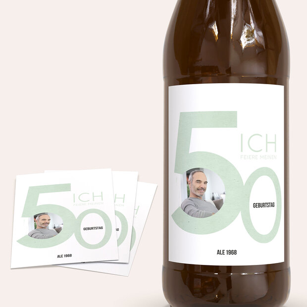 Bieretiketten Geburtstag - Tolle Nummer 50